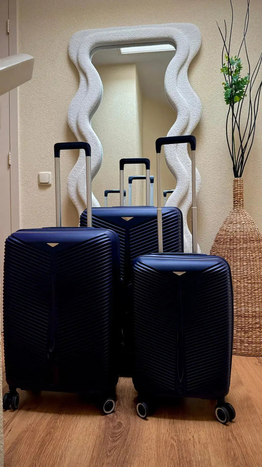 Grote ruimbagage koffer Dark Blue - 97L