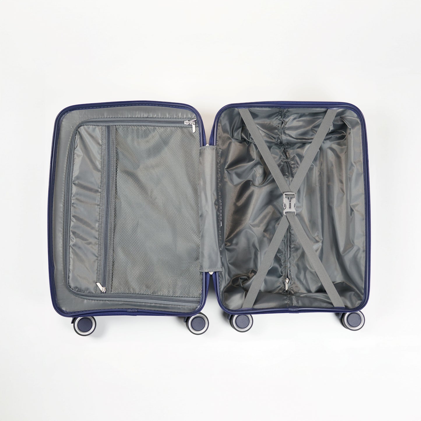 Grote ruimbagage koffer Dark Blue - 97L